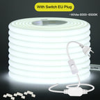 220V COB LED Strip Light With Switch/Dimmer Plug Super Bright 288LEDs/M IP65 3000K 4000K 6000K High Quality Indoor Outdoor Decor