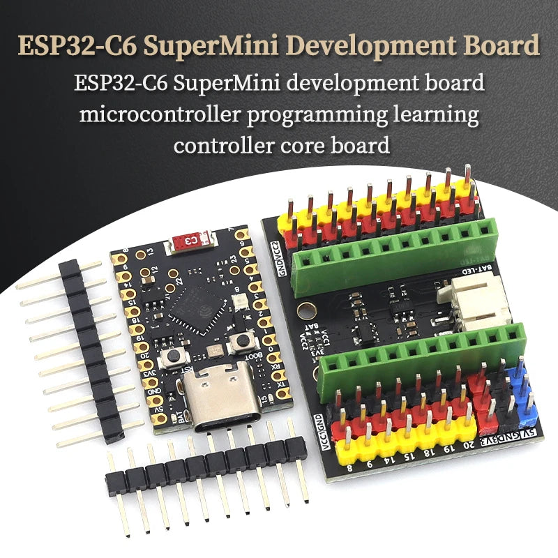 Liludin ESP32-C6 Compact Mini Development Board Beginner Learning Controller IoT Remote Control MCU Module
