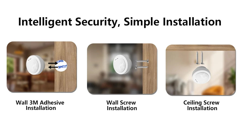 Meian Tuya Motion Sensor ZigBee 3.0 Human Body Movement Infrared Wireless Detector for Smart Home Alarm Security