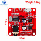 ‌XY-BT5W Bluetooth 4.2 Audio Module - 3.7-5VDC 5W×2 Stereo Amplifier Board w/A2DP & Auto Pairing for Portable