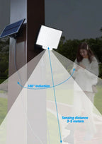 Solar Lights Outdoor 234LED 3 Modes Motion Sensor Flood Lights with Remote IP65 Waterproof Security Solar Lights for Outside