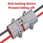 50 Amp 600V 6 AWG Grey Forklift Cable Power Connectors Plug Solar Panel Wire Connector Envio Gratis Kway