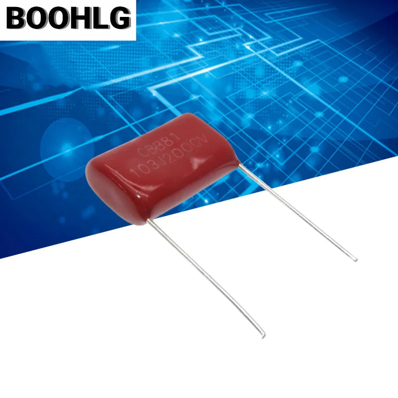 10pcs Metallized Polypropylene Film Capacitor  CBB81  2000V 103J 153J 183J 223J 333J 2KV 103 153  183 223 333 Pitch  20mm