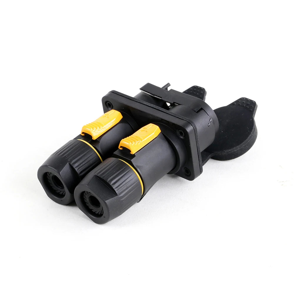 Waterproof True Locking 3Pin Powercon Male/Female Plug Connector In&Output NAC3FX-WP Coupler Panel Mount Chassis Socket Adapter