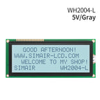 WH2004L Large ST7066 COB STN 5V Blue Yellow 204 2004 20*4 20x4 Gharacter LCD Display Module Screen