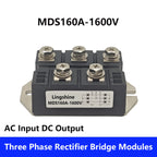 Three Phase MDS 100A 150A 160A 200A 250A Three Phase Rectifier Bridge Module 1600V Induction Cooker