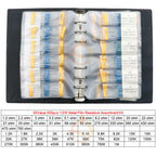 1/8W 1/4W 1/2W 1W 2W 3W 0R - 10M Metal Film Resistors Sample Book DIY Assorted kit