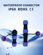 SP11 Series Waterproof Aviation Plug Connector IP68 Cable Joint SP1110P2 SP1112S2  Durable Electrical Connector for Outdoor Use