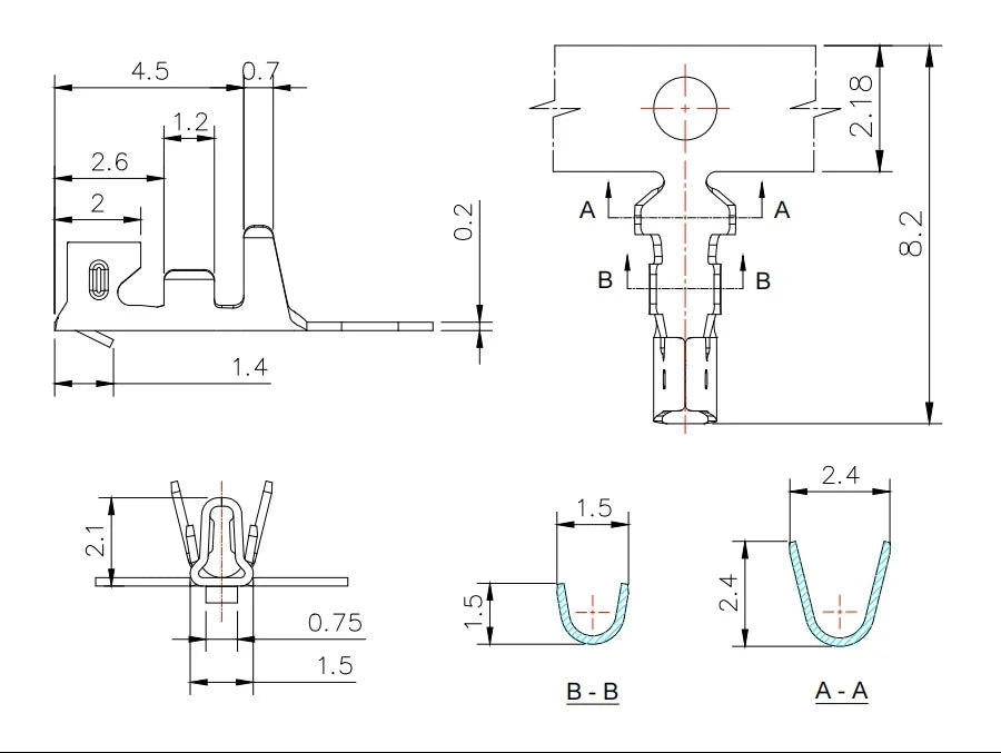 PH2.0mm Connector 2.0mm Pitch 2p3p4p5p6p7p8p 10p 11p12p 13p 15p 16pin Housing Straight/ Curved Pin Header Terminal JST PH2.0mm