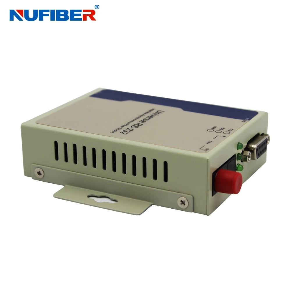 Industrial RS485/RS422/RS232 to Single-mode Simplex Serial to Fiber Converter, 1310nm/1550nm 20km Fiber optic modem