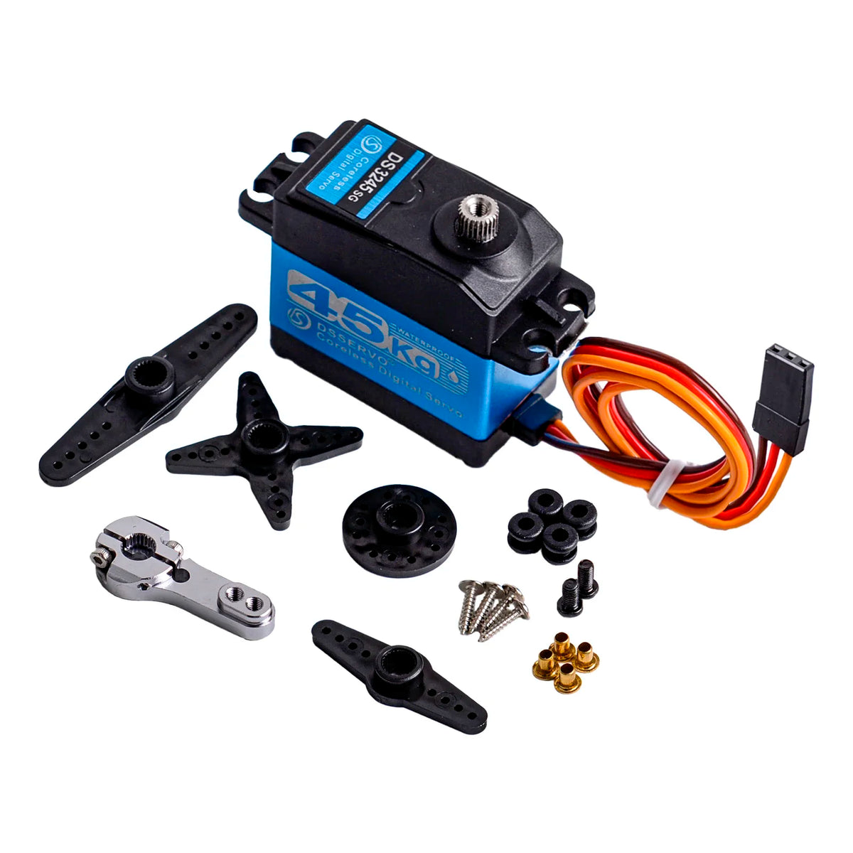 25kg 35kg 45kg High Torque Coreless Digital Servo Motor DS3225 DS3235 DS3245 Stainless 180/270 Degree for Baja Car RC Robot