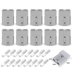 5/10PCS 50A Plug Quick Plug Battery Charging Connector Power Motorcycle Solar Caravan Socket Adapter Accessories