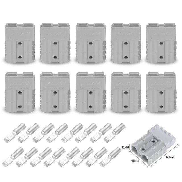 5/10PCS 50A Plug Quick Plug Battery Charging Connector Power Motorcycle Solar Caravan Socket Adapter Accessories