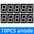 1~10PCS 0.56-Inch 1-Digit 7-Segment Digital Tube: Red LED, Common Cathode Display
