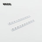 10Pcs ZBFM6 Label For Double-Level PTTB 4 PTTB4-PV 4mm Termin Numbering Blank DIN Rail Terminal Block Zack Marker Strips ZBFM 6