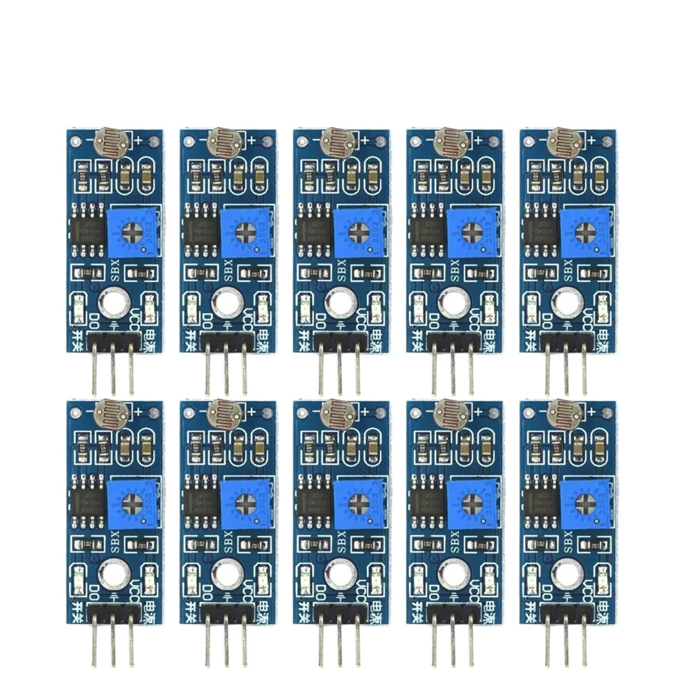 1-10pcs Photoresistor Resistance Modules Digital Light Intensity Detection Sensor Module 3Pin 4Pin For Arduino UNO