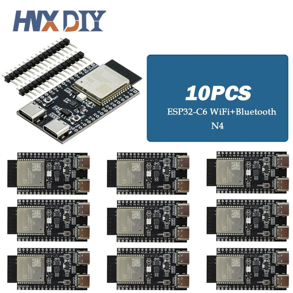 1-10pcs 32-C6 WiFi+Bluetooth Internet Of Things Dual Type-C Development Board 32 Core Board 32-C6-DevKit C For Arduino