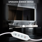 Dimmable Switch 220V COB LED Strip Neon Light Dimmer Power Kit Waterproof 3000K 4000K 6000K 288LED Kitchen Room Decor Flex Lamp
