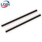 10CS Pitch 2.0mm 1x40 2x40 Pin Single Double Row Right Angle Straight SMT SMD Round Male Header Connector