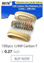 150PCS 300PCS 1/4W 1/2W 1W 2W 3W Resistance 1% Metal Film Resistor Assortment Kit Set 30Kinds Each 5/10PCS 1~750 1K~820K Ohm