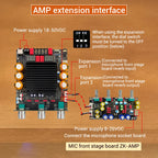 DC 18-50V 3002T PRO Bluetooth Amplifier Board Qualcomm QCC3034 2.0 Channel APTX Lossless 300W+300W TPA3255