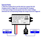 12V to 5V 3A15W DC DC Step Down Buck Converter Power Supply Module Type-C Adapter Male Female Micro USB Mini USB for Car ROHS CE
