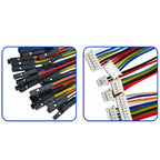10Pcs MX1.25 to Dupont line  electronic wire-2P/3P/4P/5P/6 Pin To 2.54MM Dupont Male/Female Wire Connector Color Cable