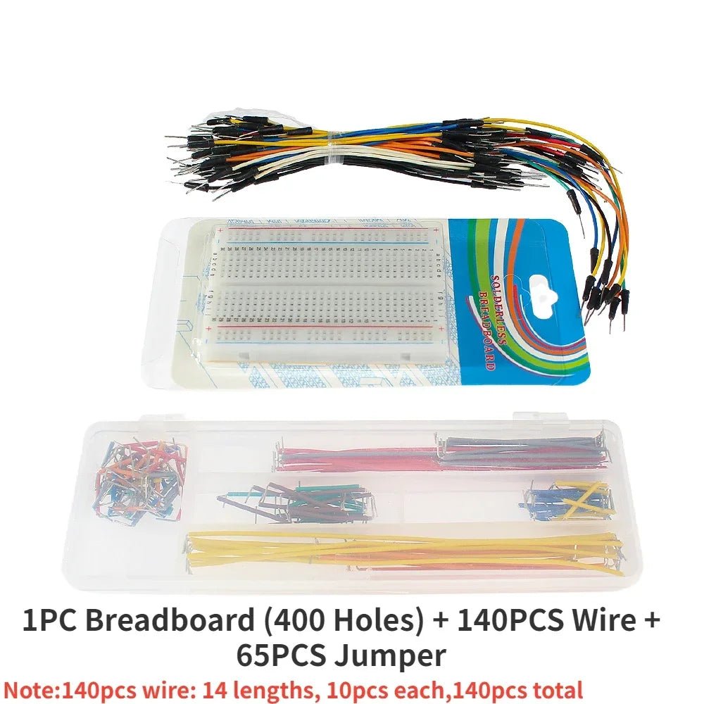 400/750/830Tie DIY PCB Breadboard Kit Jumpers 65/140pcs Wires Mini Test Protoboard for DIY Test Circuit Board Electronic Kits