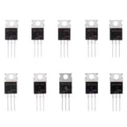 50PCS TO-220 MOSFET Transistor Kit IRFZ44N IRF510N IRF540N Assorted N-Channel Power MOS Tube Electronic Components Set