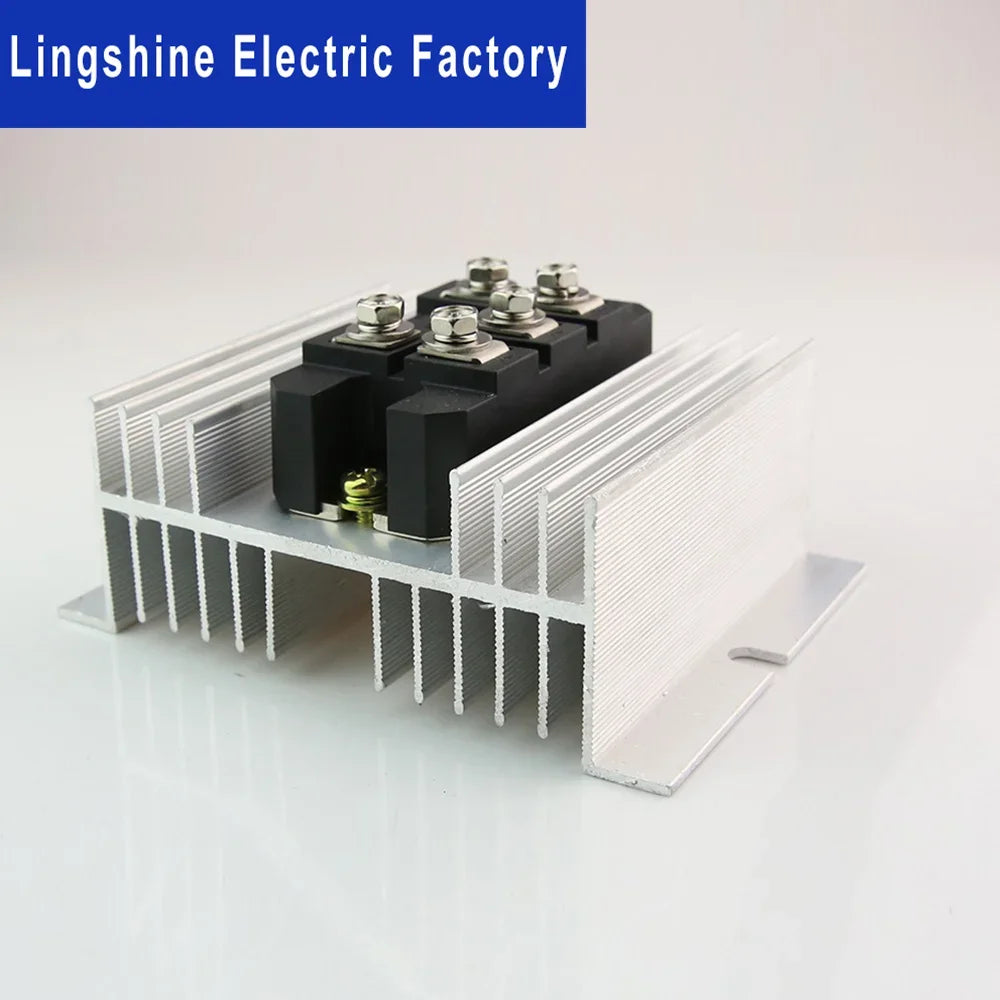 MDS100A/1600V Three Phase Rectifier Bridge Installing The W-95 Heatsink Three Phase Biode Bridge Rectifier 100A