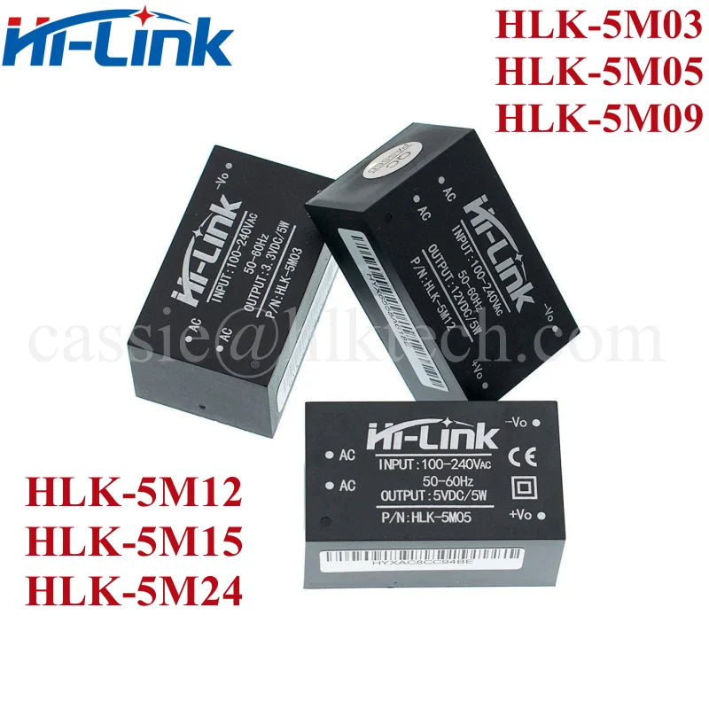 Hilink HLK-5M05B 5M05 5M03B 5M09B 5M12BB 5M24B CE Standard 9V 5W AC 220V 110V to DC Isolated Power Supply Module Manufacturer