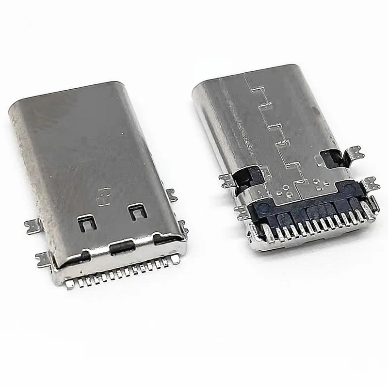 1PC TYPE C Male 12PIN Board 4 Leg 90 Degree SMT 13.1mm USB3.1 12P Type C Charging Port Plug Socket Connector 5A Current SMT Plug