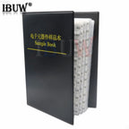 4250PCS 8500PCS 8850PCS 0201 0402 0603 0805 1206 Resistor Sample Book ibuw 1% SMD Assorted Kit 10K 100K 1K 1R 100R 220R
