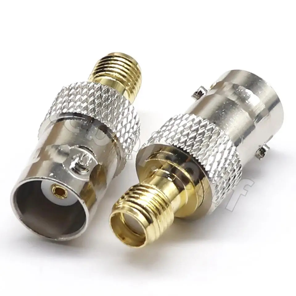 SMA Male Plug to BNC Female M/F Radio Antenna Connector RF Converter M/F Radio Antenna Adapters Kit Coaxial SMA to BNC Adapter