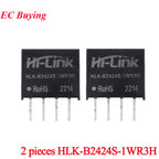 2pcs/1pc DC DC Isolated Power Module 1W Hi-Link B2405S B2412S B2424S 1WR3 24V to 5V 12V 24V Converter Voltage Transformer Module