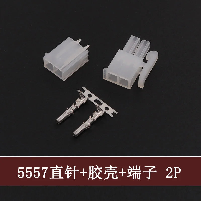 5Sets Molex 4.2mm Automotive Wire Connectors Plug 5557 Series RA Wafer Female Terminal 2-24P Housing for Electrical Wiring