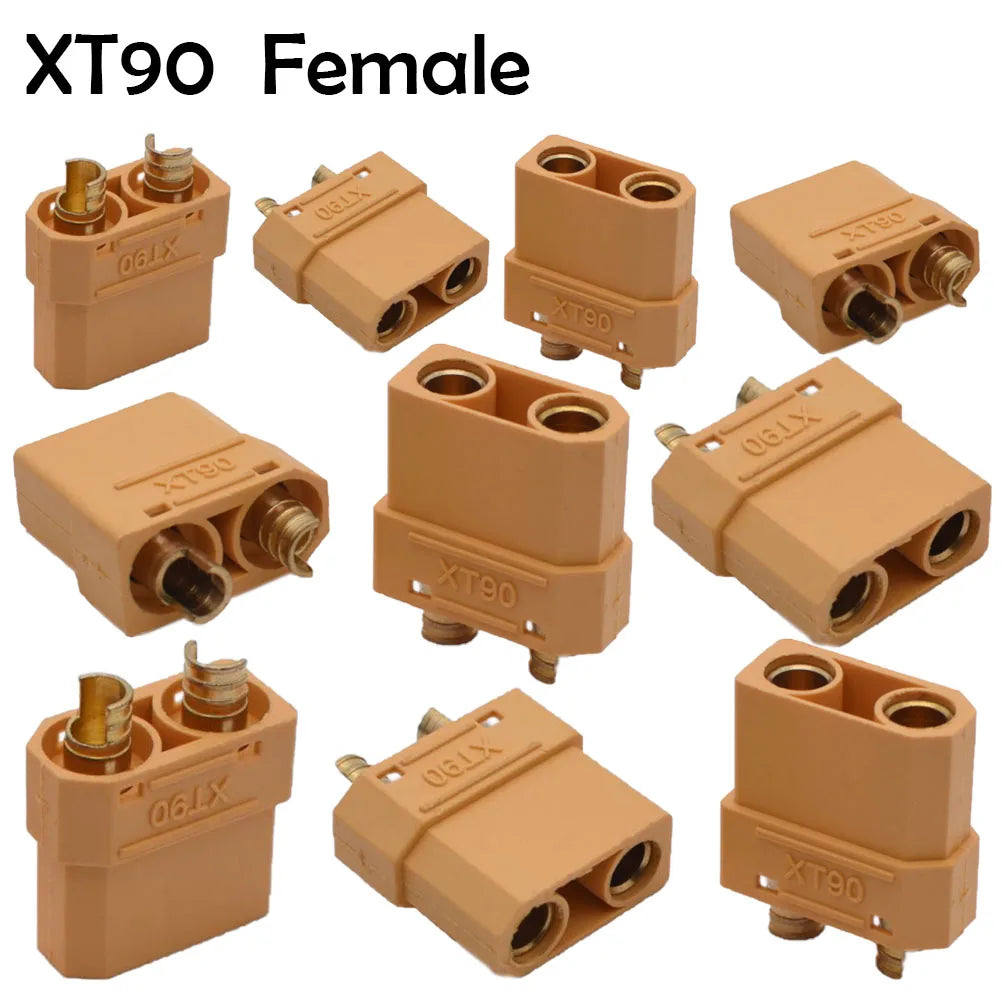10PCS XT90 Connectors Male Female Pair Anti Spark for RC Drone Lipo Battery Quadcopter Bullet Plug Electrical Connector