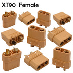 10PCS XT90 Connectors Male Female Pair Anti Spark for RC Drone Lipo Battery Quadcopter Bullet Plug Electrical Connector