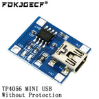 TP4056 With Protection Dual Functions 5V 1A Mini Micro TYPE-C USB 18650 Lithium Battery Charging Board Charger Module 1A Li-ion