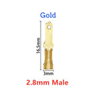 100PCS 2.8/4.8/6.3mm Female&Male Crimp Spade Connector Car Speaker Electrical Wire Connectors Transparent Sleeve