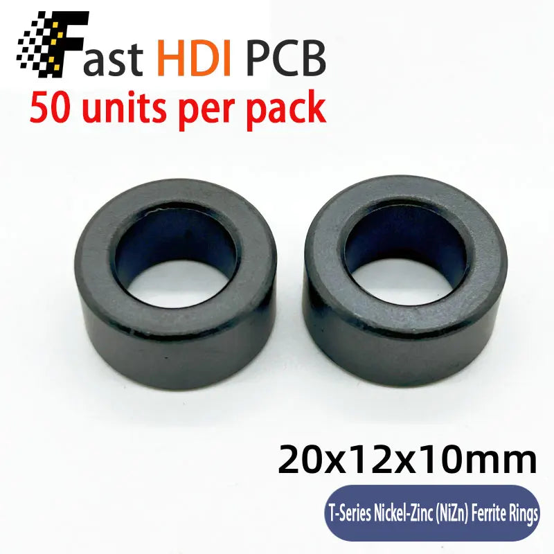 Anti-Interference Ferrite Toroid Core Ni-Zn - High Frequency Common Mode Inductor Ring for Electronic Equipment