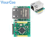2pcs/1pc W5500 USR-ES1 SPI to LAN Ethernet Converter Board Module TCP IP 51 STM32 Microcontroller WIZ820io RC5 W5100 For Arduino