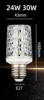 E27 E14 B22 24W 30W 40W 50W LED Lamp Corn Bulb AC85-265V No Flicker 5730 SMD LED Light / Lighting