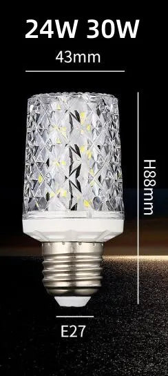 E27 E14 B22 24W 30W 40W 50W LED Lamp Corn Bulb AC85-265V No Flicker 5730 SMD LED Light / Lighting
