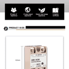 Ssr 10Da 10A 40A Solid State Relay Din 25A Ssd Rail Solidstate Ssr40Da Rele 12V 20A Module 30A Dc Voltage Control Radiator