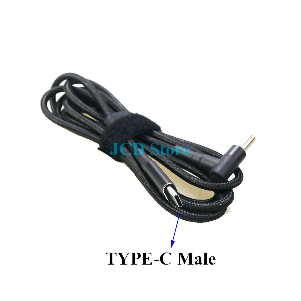 1PCS 100W 5A PD to DC 5.5*2.1 5.5*2.5 7.4*5.0 4.5*3.0 Decoy Trigger Adapter Cable TYPE-C PD Decoy Line Charging Notebook Charger