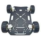 4WD Chassis Smart Robot Car 6V N20 DC Mini Micro Gear Motor Smart Car Kit 4WD Robot Chassis Kits With Encoder Mecanum Wheel Car