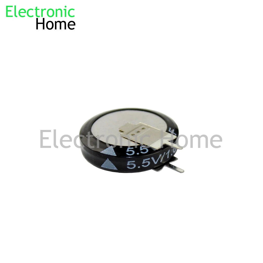 5PCS Button Farad Super Capacitor 5.5V 0.1F 0.22F 0.33F 0.47F 0.68F 1.0F 1.5F 4.0F  H-type V-type C-type  5.5V4.0F 5.5V1.0F