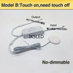 110-220V Penetrable Wood Touch Sensor Switch 110V 220V Dimmable Touch Sensor Switch Under Cabinet Parall