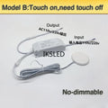 110-220V Penetrable Wood Touch Sensor Switch 110V 220V Dimmable Touch Sensor Switch Under Cabinet Parall